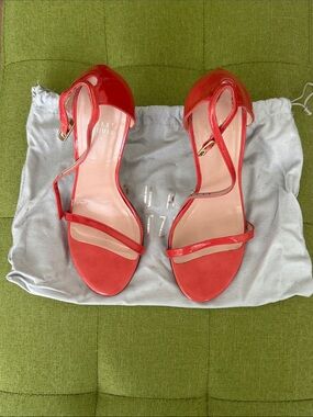 Stuart Weitzman Nudist Coral Heels